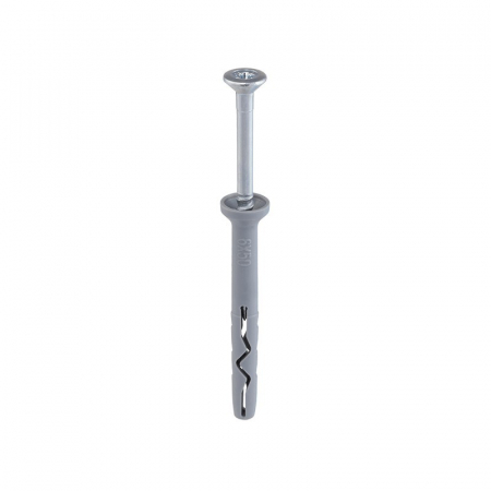 Suruburi, cuie, dibluri si alte elemente de fixare - Diblu cu surub cu cap inecat, PZ, 8x80mm - 50 bucati/ blister - KPR-PIKE-08080SK, Wrek-met KLIMAS