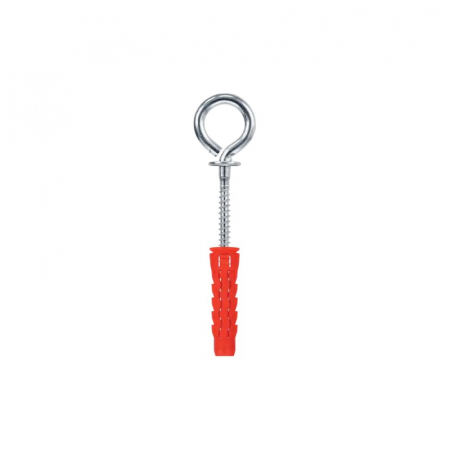Dibluri cu carlig - Diblu universal cu cârlig tip ochi, 8/40x85mm - 4bucati/blister - BSFXO-08040085, Wrek-met KLIMAS