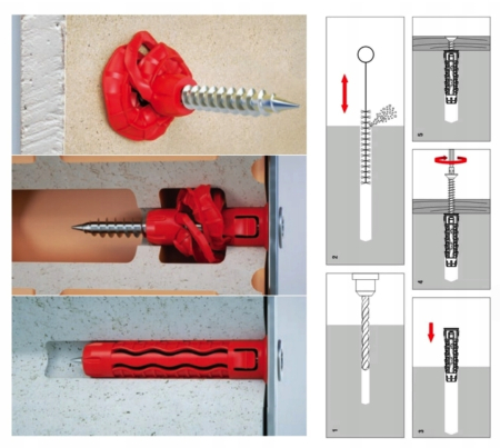 Diblu universal cu Surub cu cap înfundat, (PZ-2/PZ-3) 6,0x30/5,0x50mm - 12 bucati/blister - BSFXP-06030050, Klimas Wkret-met [6]