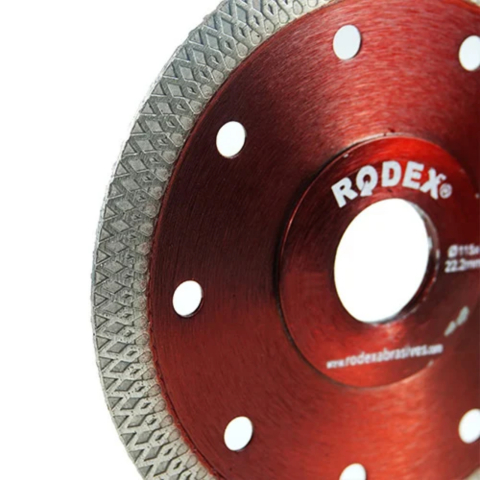 Disc ceramic ultra subtire 125mm x 20/22.23mm, taiere umed/uscat - Rodex [2]