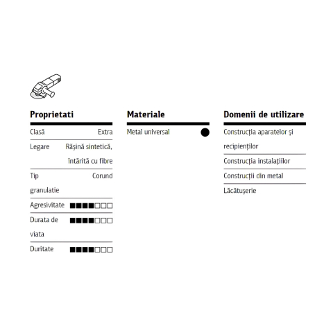 Disc debitare metal 125 x 22.23 x 2.5mm, A 24 Extra - Klingspor [2]