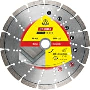 Accesorii si consumabile - Disc diamantat de debitare, 125x2.4x22.23mm 9 Segmente 33x2.4x12mm, segment standard, Klingspor, DT 900 B, Klingspor