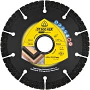 Discuri abrazive - Disc diamantat debitare, Klingspor DT 900 ACR , 125 x 2.8 x 22,23mm, 10segmente, 45x10x2.8mm, Klingspor