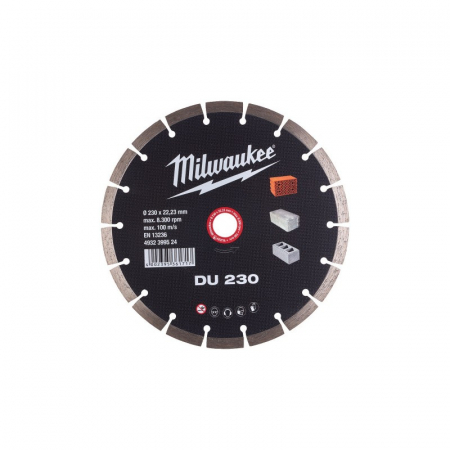 Discuri abrazive - Disc diamantat Profesional DU, 230mm, (4932399524), MILWAUKEE