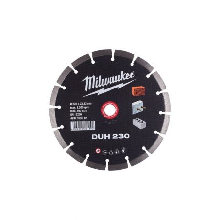 Discuri abrazive - Disc diamantat Profesional DUH, 230mm, (4932399542), MILWAUKEE