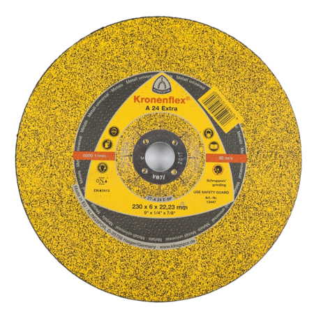 Discuri abrazive - Disc polizare A 24 EX 230x6x22.23mm cu centru depresat, Klingspor