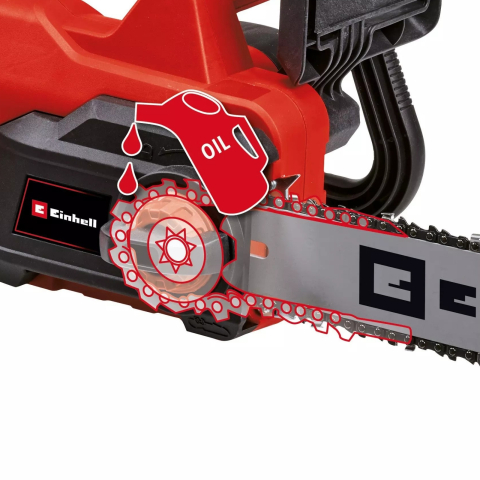 Drujba (fierastrau electric cu lant) Einhell GC-EC 2040, putere 2000 W, 220 V, 40 cm lungime lama, 15.5 m/s viteza taiere, lama si lant Oregon, 4501230, Einhell [3]