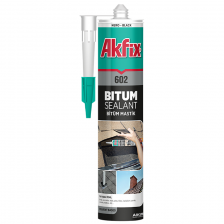 Silicon - Etans bituminos 602, Akfix, 310ml