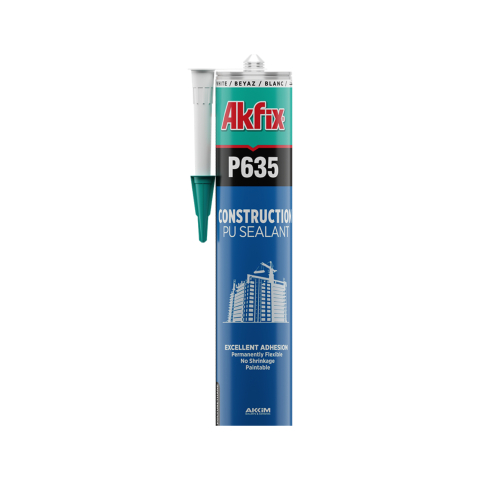 Finisaje si amenajari interioare - Etans poliuretanic pentru constructii P635, negru, 310 ml - Akfix