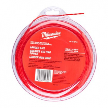 Masini de tuns iarba, trimmere si accesorii - Fir de nylon pentru trimer, 2.4mm x 76m - 1buc (49162713)
