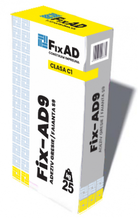 Adezivi - Fix-AD9 - Adeziv gresie/faianta S9 (clasa C1 gri)