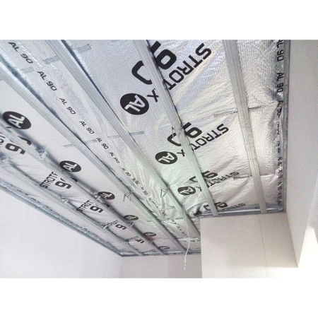 Folie bariera de vapori aluminizata Strotex AL 90, 75 mp/rola [2]