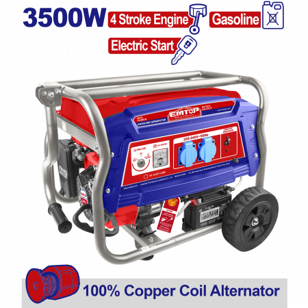 Generatoare - Generator pe benzina de 3.5kW, EMTOP