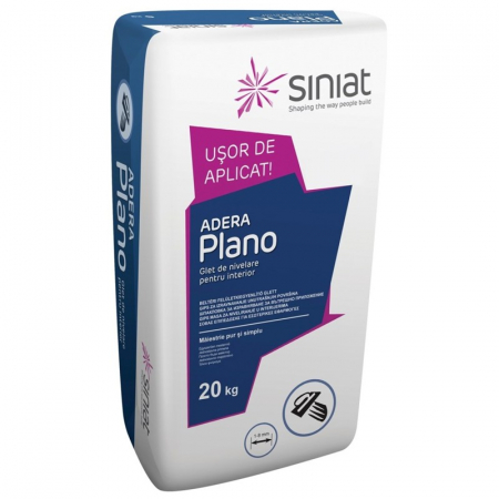 Materiale de constructii - Glet de nivelare pentru interior Adera Plano, 20 kg