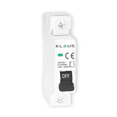 Becuri si tuburi LED - Intrerupator circuit miniaturial MCB 4.5KA 1P 10A C, KE40110 - Klaus