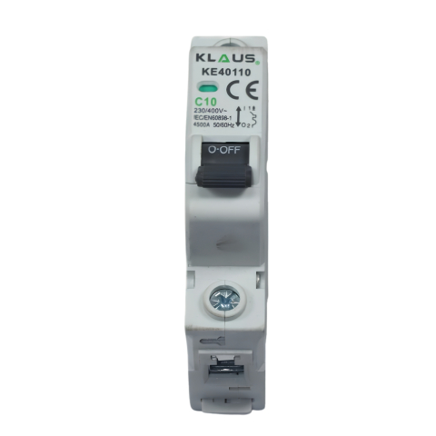 Intrerupator circuit miniaturial MCB 4.5KA 1P 10A C, KE40110 - Klaus [1]