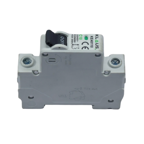 Intrerupator circuit miniaturial MCB 4.5KA 1P 10A C, KE40110 - Klaus [2]