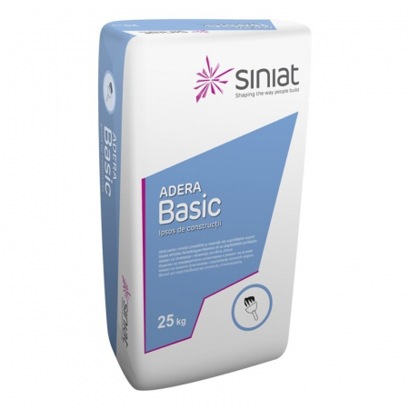 Materiale de constructii - Ipsos de constructii, Adera Basic, 25 KG