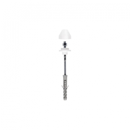 Dibluri - Kit fixare vas toaleta, 14x140mm (alb) - 5 bucati/blister - BKMPX-14140B, Wrek-met KLIMAS