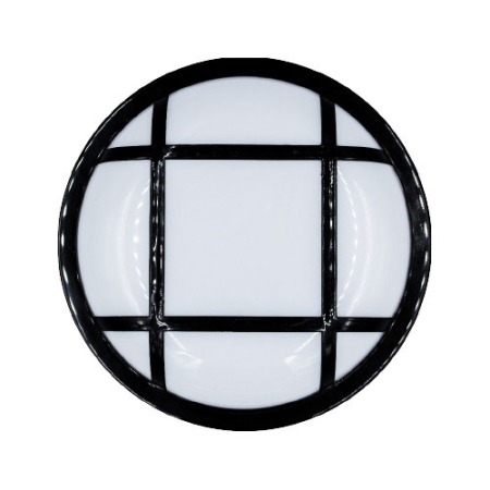 Corpuri si surse de iluminat - KLAUS APLICA LED ROTUNDA CU DUNGI 15W 100-265V 90LM/W 167*61MM PP+PP IP54(40)