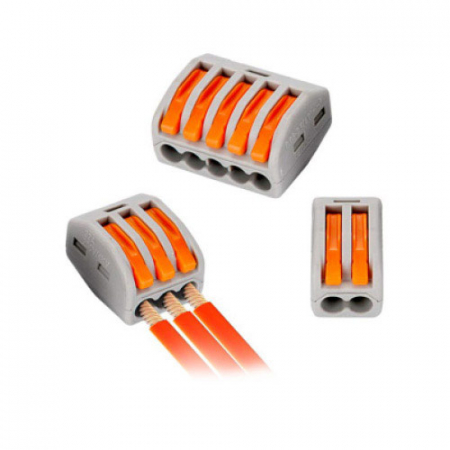 Intrerupatoare - KLAUS CONECTOR CABLU GRI .4P 32A/250V 2.5MM² (50/50)