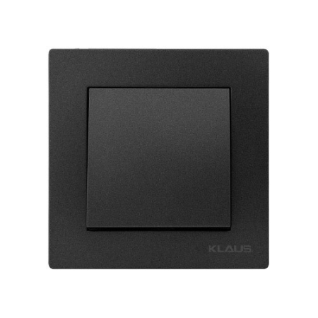 Electrice - KLAUS INTRERUPATOR SIMPLU NEGRU (10/120)