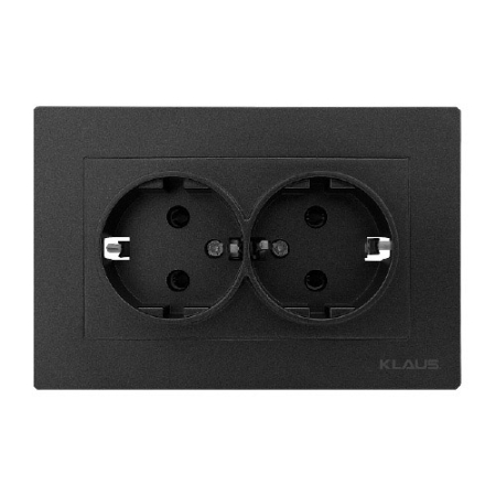 Electrice - KLAUS PRIZA DUBLA SHUCKO NEAGRA (6/72)