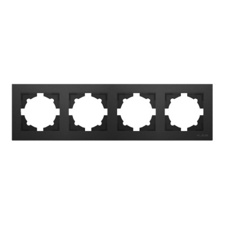 Electrice - KLAUS RAMA CU 4 MODULE NEAGRA (12/144)