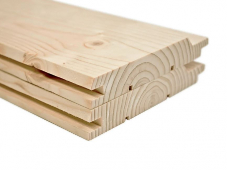 Lambriu - Lambriu lemn 12.5x96mm, 3.6m, calitatea A/B, 3.456 mp/pachet