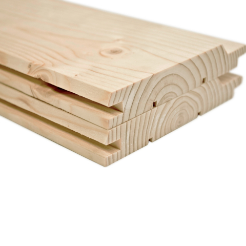 Lambriu - Lambriu lemn infoliat 12.5x96 mm, 3m, calitatea A/B, 2.88 mp/pachet, Schweighofer