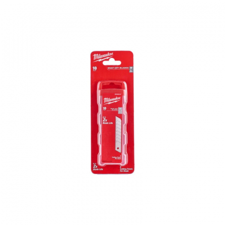 Cuttere, cutite si foarfece - Lame de cutter, 18mm, set de 10 bucăți, (4932480107), MILWAUKEE