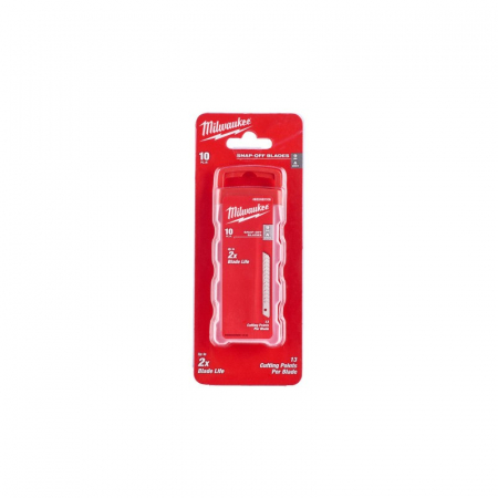 Cuttere, cutite si foarfece - Lame de cutter, 9mm, set de 10 bucăți, (4932480106), MILWAUKEE