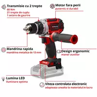 Masina de gaurit si insurubat fara fir,TB-CD 18/60 (4514210), Einhell [1]