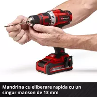 Masina de gaurit si insurubat fara fir, TE-CD 18/40 (4513925), Einhell [3]
