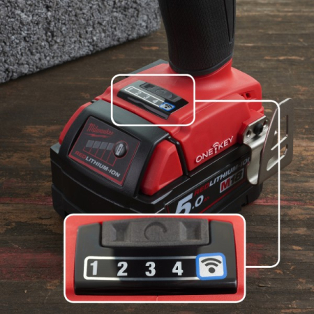 Masina de insurubat cu impact cu acumulator, model M18 ONEFHIWF12-0X, 1356Nm, 4933459726 Milwaukee, MILWAUKEE [2]