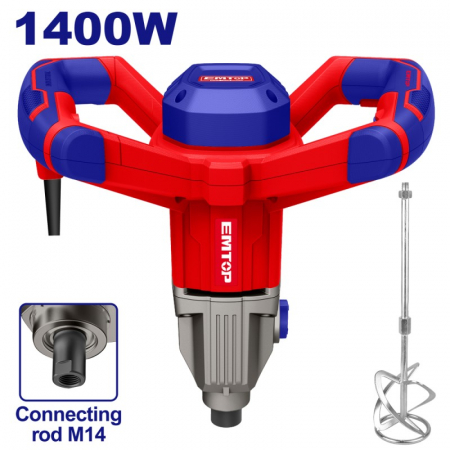 Amestecatoare electrice - Mixer / Malaxor electric pentru mortar, 1400W, EMTOP
