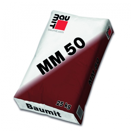Mortare - Mortar pentru zidarie, Baumit MM 50, gri, interior / exterior, 30 kg