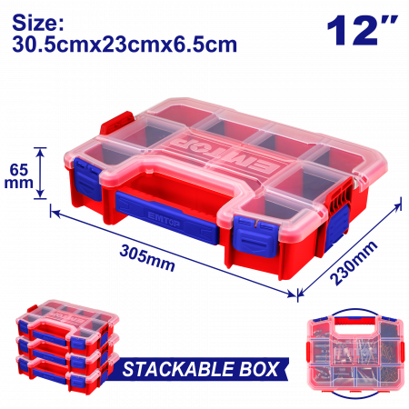 Organizatoare - Organizator din plastic 305mm x 230mm x 65mm, EMTOP