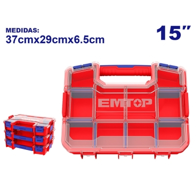 Organizatoare - Organizator din plastic, 370mm x 290mm x 65mm, EMTOP