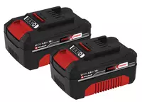 Acumulatori - Pachet 2 acumulatori Einhell PXC-Twinpack, 18 V, 4.0 Ah 900 W putere maxima, Power X-Change, 4511489, Einhell
