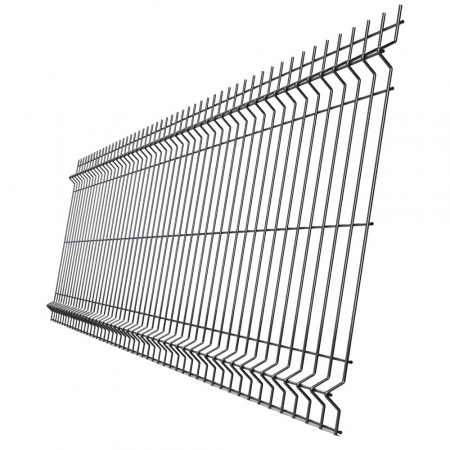 Garduri metalice - Panou bordurat zincat, 61x2030x2025