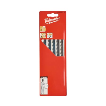Panza de fierastrau pentru lemn, taieri rapide, T744D, 155mm, set de 5buc, 4932354745 Milwaukee, MILWAUKEE [2]