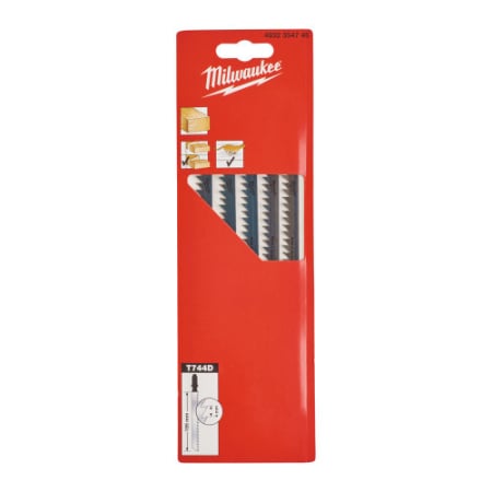 Panza de fierastrau pentru lemn, taieri rapide, T744D, 155mm, set de 5buc, 4932354745 Milwaukee, MILWAUKEE [1]
