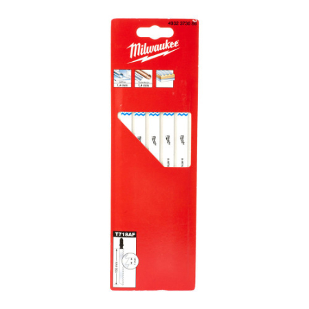 Panza de fierastrau pentru metal, T718AF, 155mm, set de 5buc, 4932373086 Milwaukee, MILWAUKEE [1]
