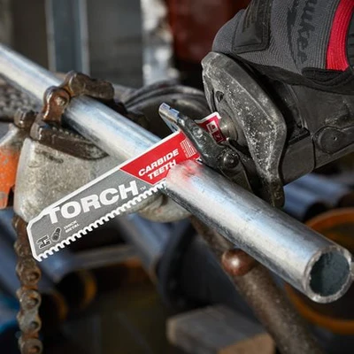 Panza fierastrau sabie cu dinti din carbura pentru demolare HEAVY DUTY TORCH, TCT 300 X 8 TPI, 48005203 Milwaukee, MILWAUKEE [3]