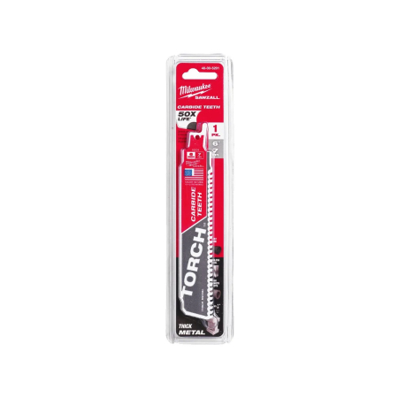 Panza fierastrau sabie cu dinti din carbura pentru demolare HEAVY DUTY TORCH, TCT TORCH 150 X 8 TPI, 48005201 Milwaukee, MILWAUKEE [1]