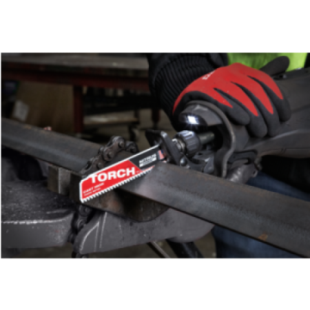 Panza fierastrau sabie HEAVY DUTY TORCH NITRUS CARBIDE pentru metal, TCT TORCH NITRUS 150X8 TPI, 48005261 Milwaukee, MILWAUKEE [3]