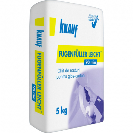Ipsos - Pasta de imbinare pentru placi gips-carton, Knauf FUGENFULLER Leicht, 5 kg