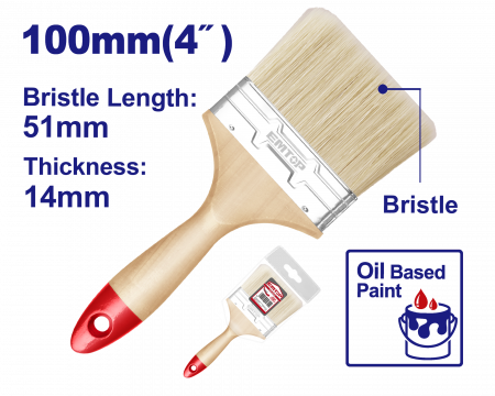Unelte si accesorii pentru zidarie si zugravit - Pensula 100mm