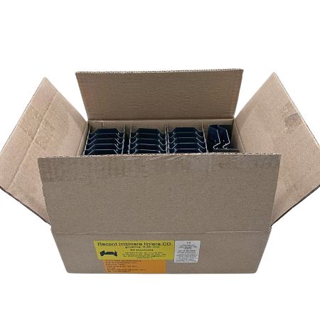 Piesa / racord pentru imbinare liniara CD, grosime 0.50mm - 50 bucati/cutie [5]